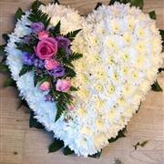 Lilac and pink heart 