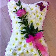 Pillow -pink rose